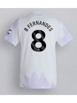 Manchester United Bruno Fernandes #8 Replika Borta Kläder 2025-26 Kortärmad
